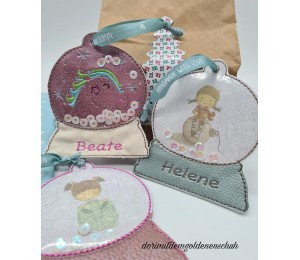 Stickserie ITH - Schneekugel Vol. 2